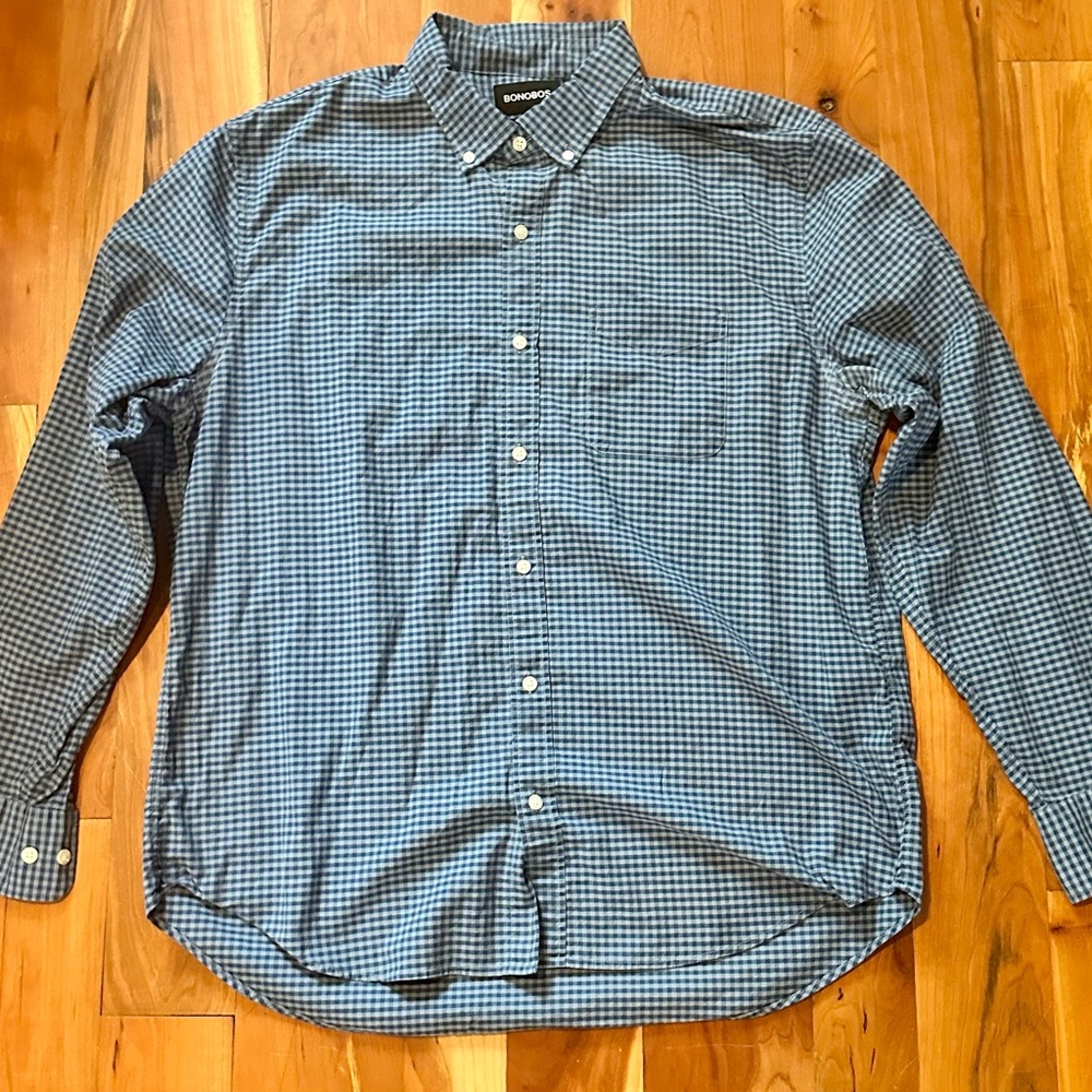 Bonobos Wrinkle Free Slim Fit Men’s Button Down Size XL